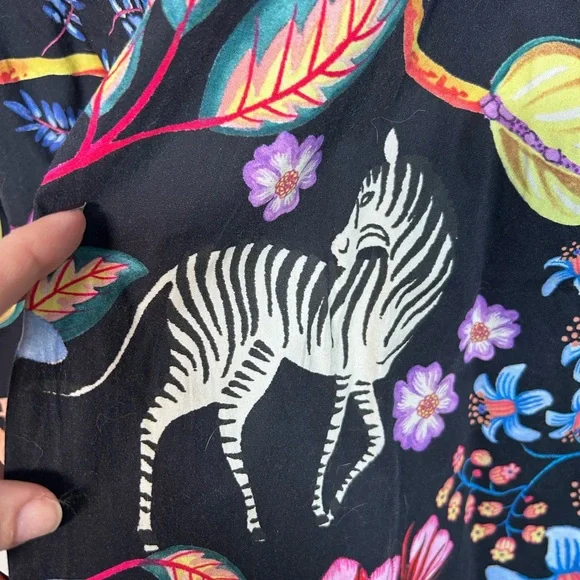 Anthropologie Maeve Floral V-Neck Dress SZ S - Picture 9 of 10